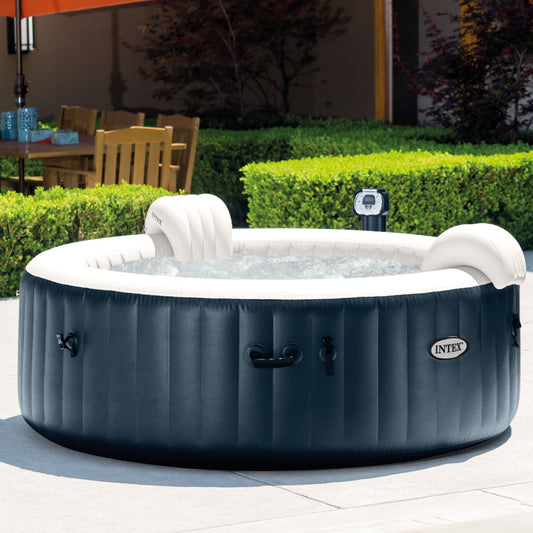 Bäddsoffa. Uppblåsbar PureSpa-bubbelpool – för 6 personer.