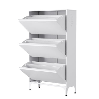 Skohylla i metall för 24 par skor